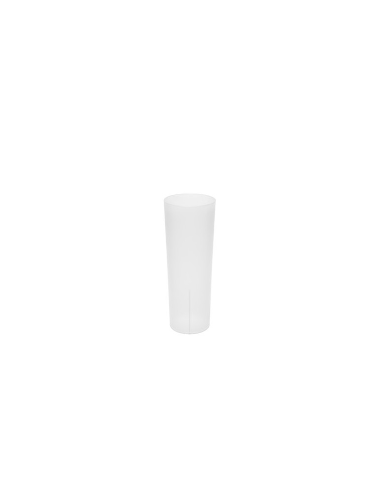 Verre tubo rouge  réutilisable et personnalisable 25cl sans BPA conformément à la réglementation française Matières : polypropyl