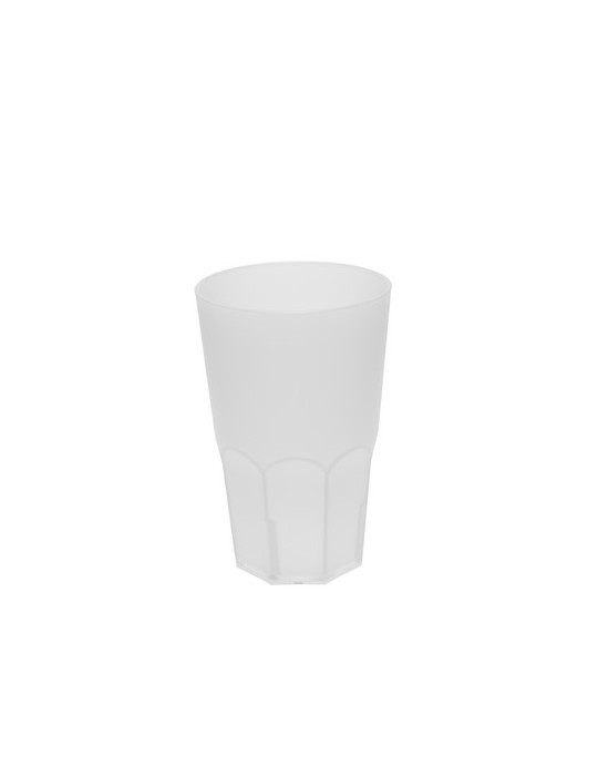 Gobelet graniti rouge réutilisable et personnalisable 40cl sans BPA conformément à la réglementation française Matières : polypr