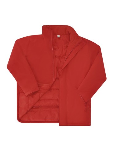 Parka Oceanía Matières : polyester Taille textile : XS Couleurs : rouge cadeau collaborateur premium