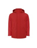 Parka Oceanía Matières : polyester Taille textile : L Couleurs : rouge marquage couleur éclatante