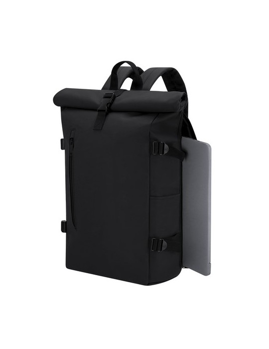 Sac à Dos Hedix Matières : PU Couleurs : bleu marine objet promotionnel éco-responsable