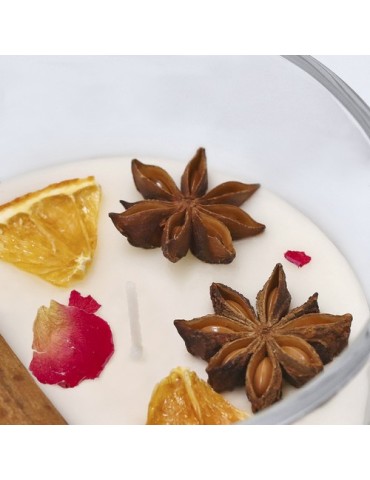 Bougie Aromatique Dempsey Matières : verre Couleurs : blanc cadeau entreprise pas cher