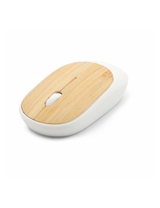 Souris d'ordinateur sans fil, détail bambou | Judith