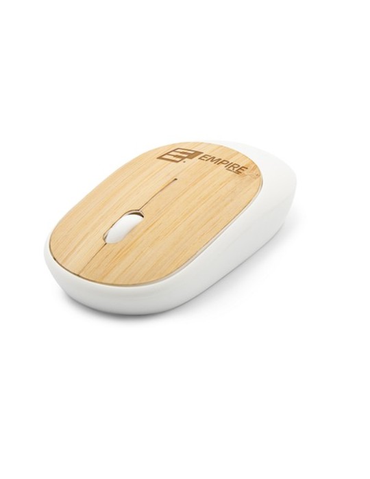 Souris d'ordinateur sans fil, détail bambou | Judith