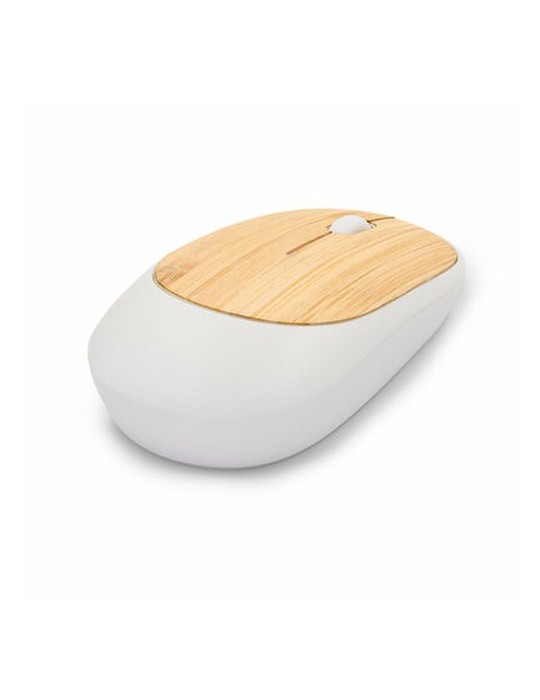 Souris d'ordinateur sans fil, détail bambou | Judith