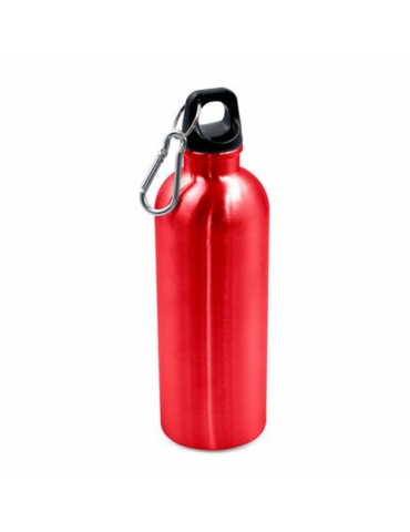 Bouteille de sport 500 ml avec mousqueton | Brenda Matières : plastique Couleurs : rouge 2