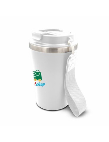 Mug isotherme 350 ml | Nairod Matières : polypropylène (PP) Couleurs : blanc cadeau collaborateur premium