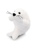 Phoque en peluche | Zeal Couleurs : blanc personnalisable avec votre logo