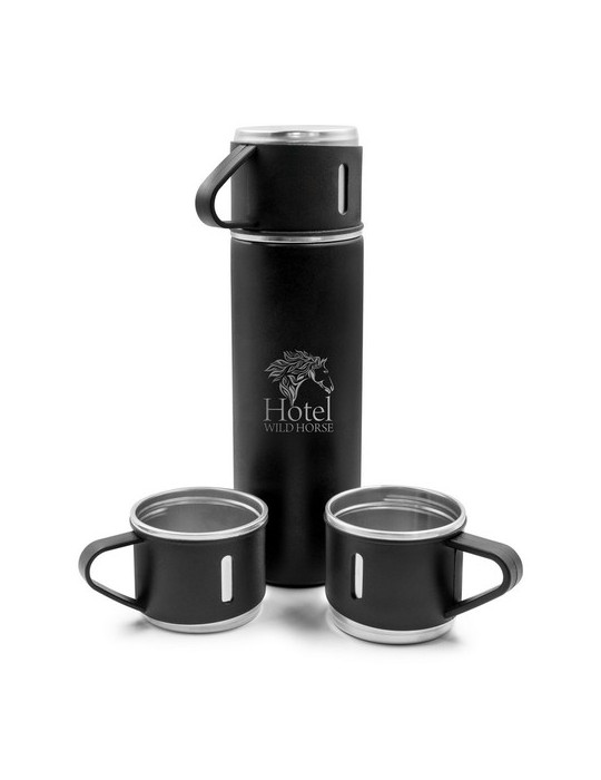 Thermos 420 ml et 3 mugs 150 ml | Quavean