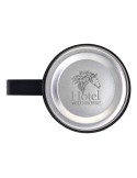Thermos 420 ml et 3 mugs 150 ml | Quavean Matières : acier inoxydable Couleurs : noir accessoire événementiel unique