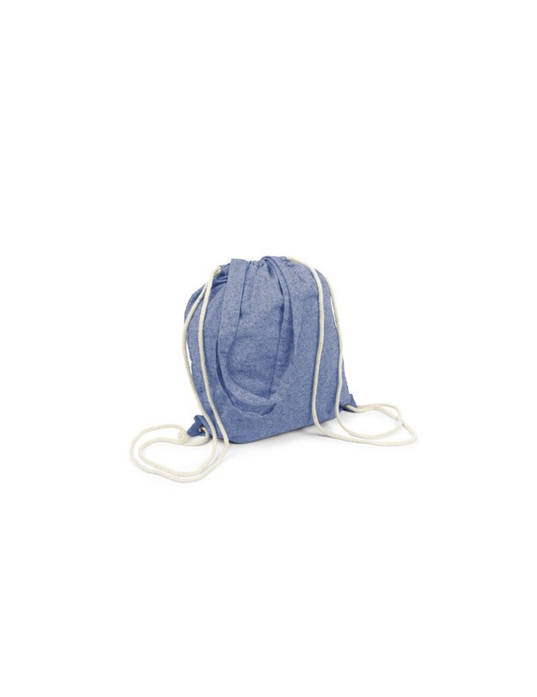 Sac en coton recyclé 2 en 1, sac à cordon et sac shopping | Jamarion