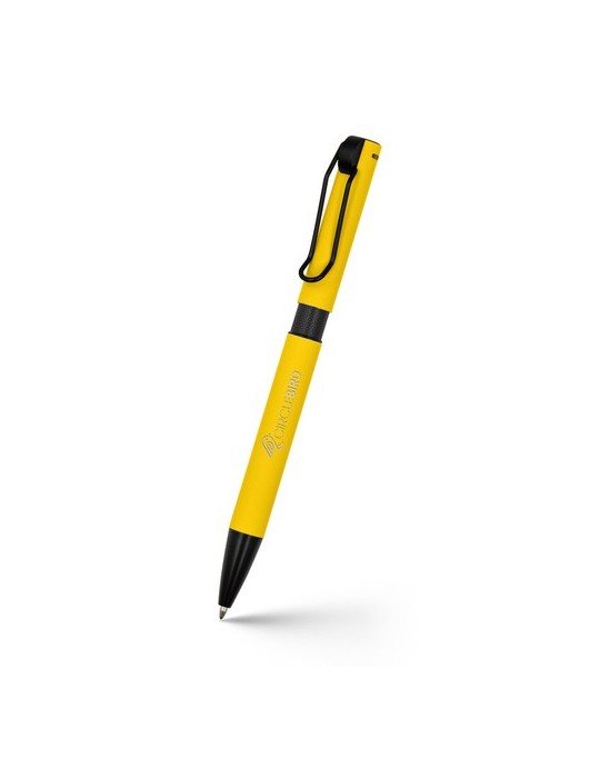 Stylo bille corp coloré et clip "lasseau" | Amara