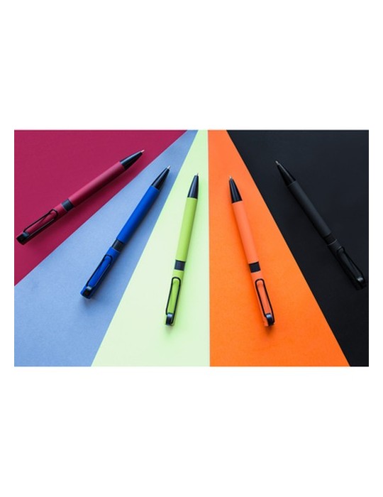 Stylo bille corp coloré et clip "lasseau" | Amara