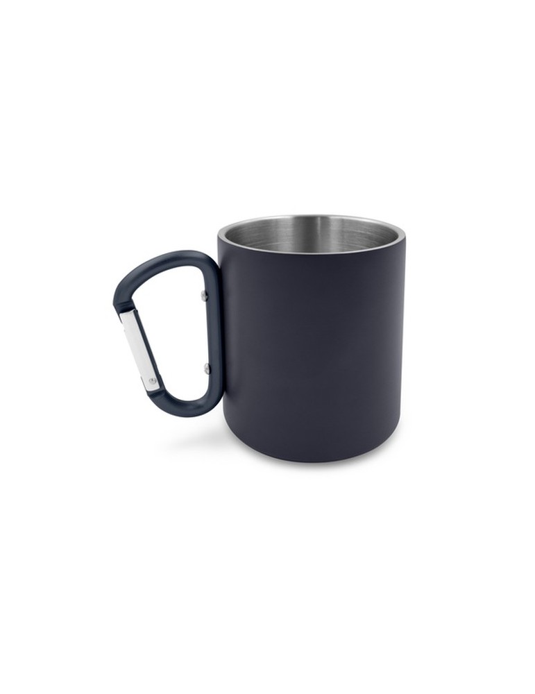 Mug en acier inoxydable 280 ml avec mousqueton | Pari