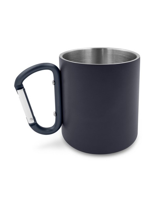 Mug en acier inoxydable 280 ml avec mousqueton | Pari