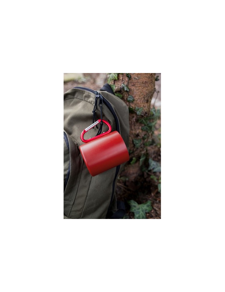 Mug en acier inoxydable 280 ml avec mousqueton | Pari