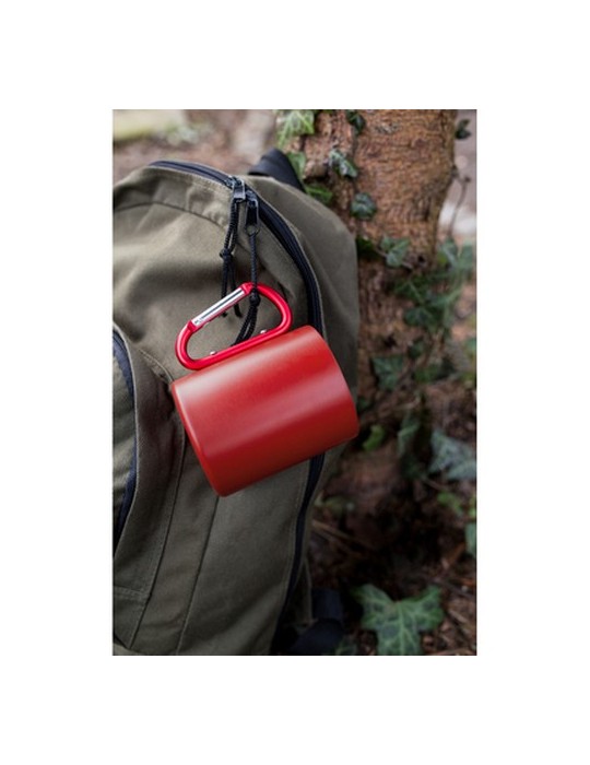 Mug en acier inoxydable 280 ml avec mousqueton | Pari