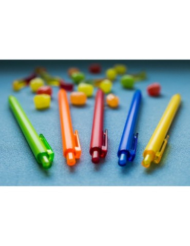 Stylo bille RABS | Saly Matières : ABS recyclé Couleurs : bleu foncé 2
