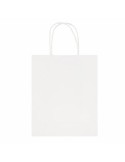 Sac en papier A4 | Dialla B Matières : papier Couleurs : blanc marquage laser ultra précis