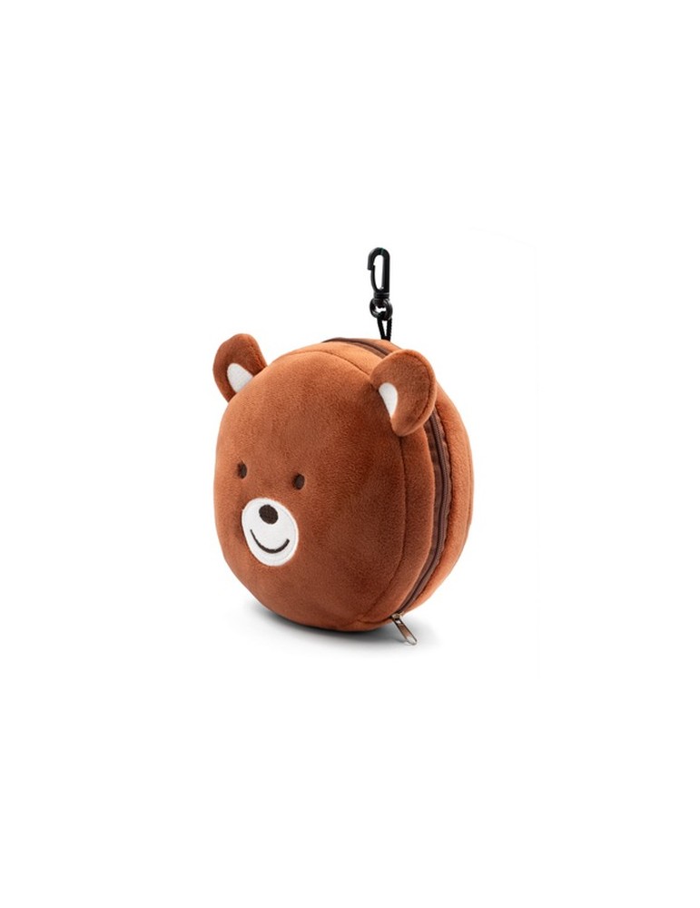 Ours en peluche, oreiller de voyage, masque de nuit | Ren
