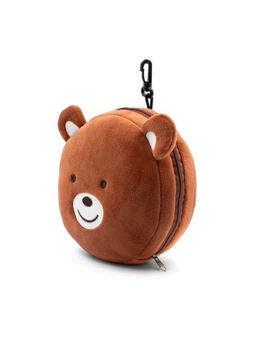 Ours en peluche, oreiller de voyage, masque de nuit | Ren