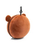 Ours en peluche, oreiller de voyage, masque de nuit | Ren Couleurs : brun marquage laser ultra précis