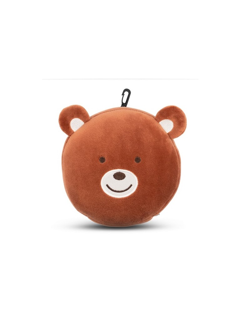 Ours en peluche, oreiller de voyage, masque de nuit | Ren