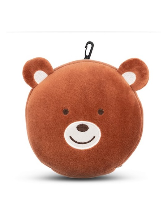 Ours en peluche, oreiller de voyage, masque de nuit | Ren