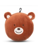 Ours en peluche, oreiller de voyage, masque de nuit | Ren Couleurs : brun livraison express 24h 48h