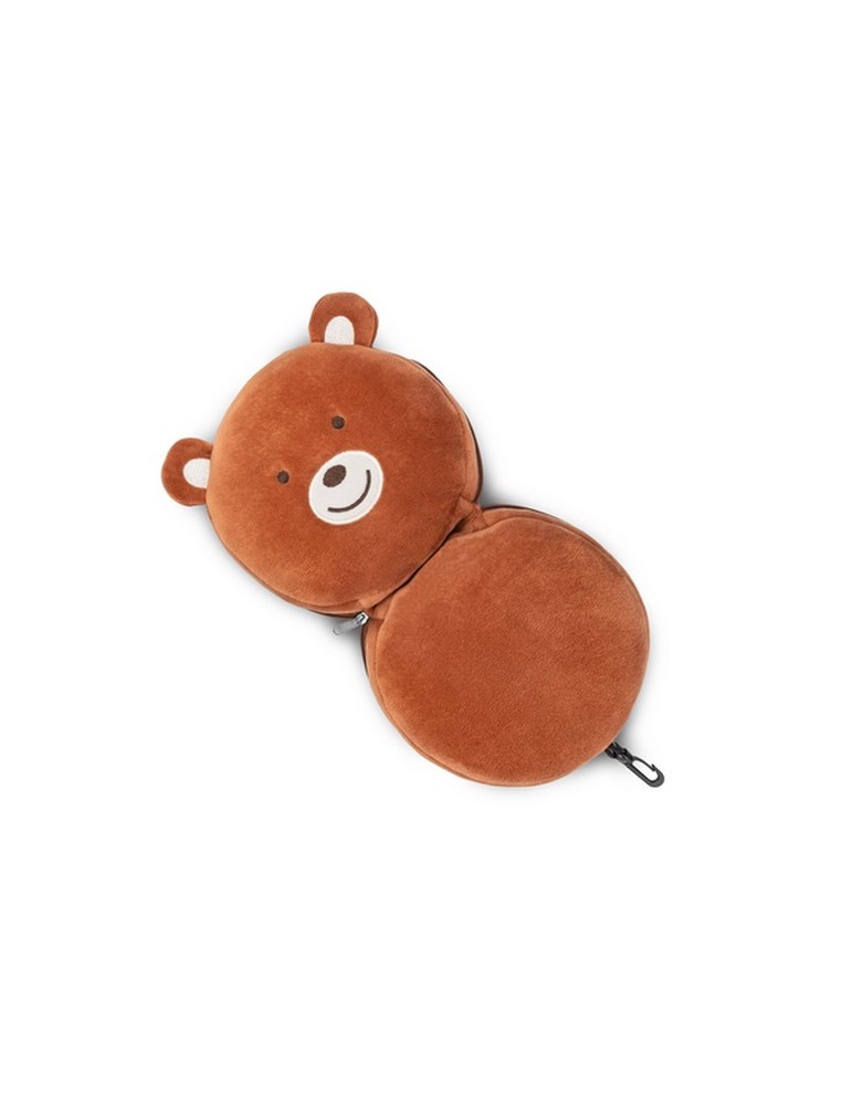 Ours en peluche, oreiller de voyage, masque de nuit | Ren