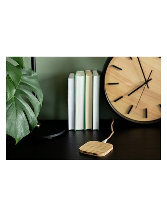 Chargeur sans fil en bambou 10W B'RIGHT | Jazzlyn