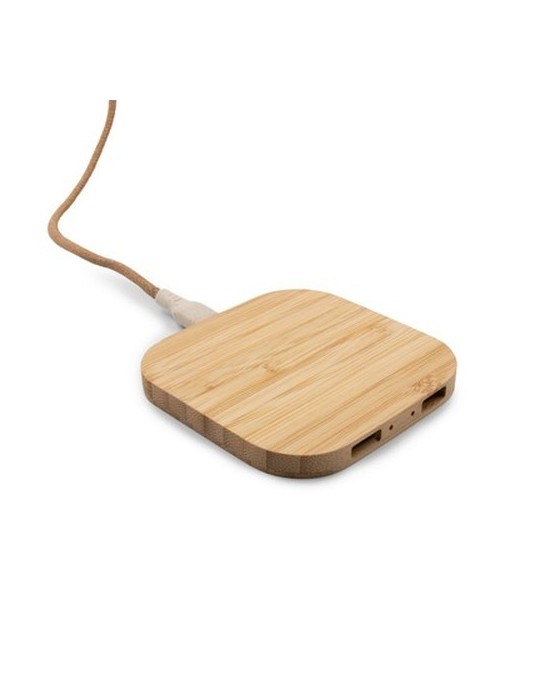 Chargeur sans fil en bambou 10W B'RIGHT | Jazzlyn