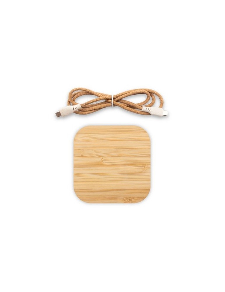 Chargeur sans fil en bambou 10W B'RIGHT | Jazzlyn