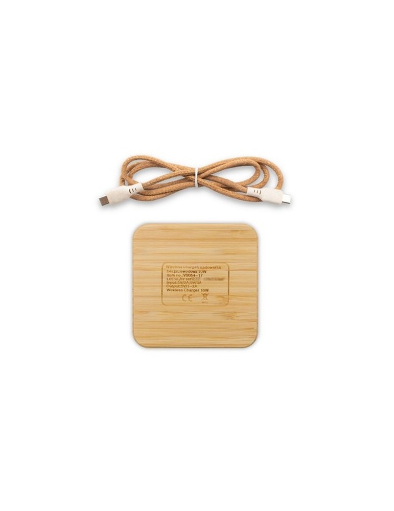 Chargeur sans fil en bambou 10W B'RIGHT | Jazzlyn