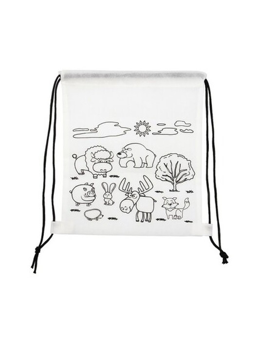 Sac à cordon pour coloriage, crayons | Brody