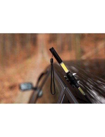 1 torche de secours LED COB, coupe-ceinture, marteau de sécurité | Flint 2