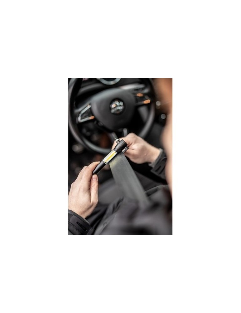 1 torche de secours LED COB, coupe-ceinture, marteau de sécurité | Flint