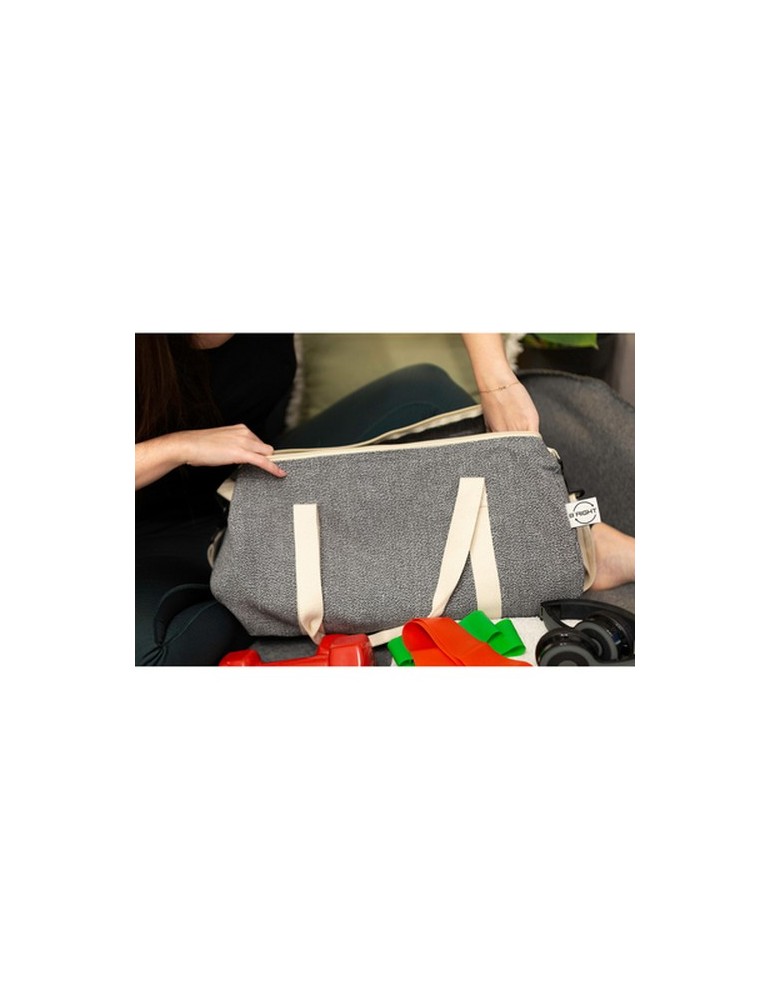 Sac de sport en coton recyclé et polyester recyclé, sac de voyage B'RIGHT | Asha