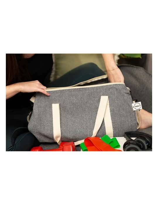 Sac de sport en coton recyclé et polyester recyclé, sac de voyage B'RIGHT | Asha
