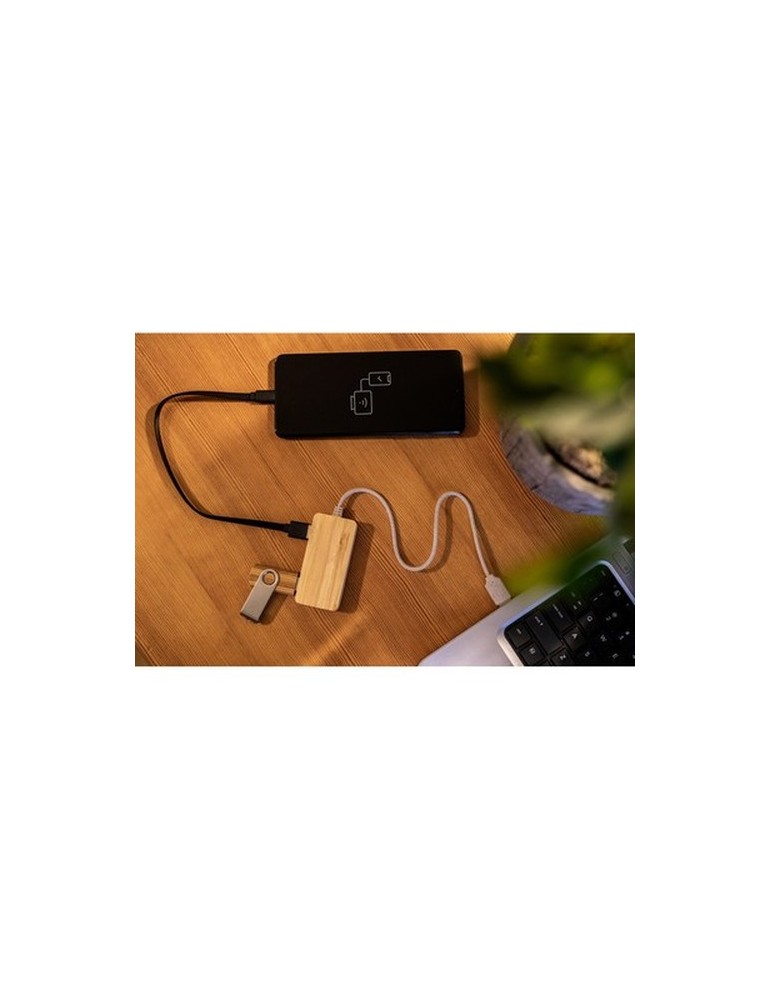 Hub USB et USB-C Bambou B'RIGHT | Kenzie