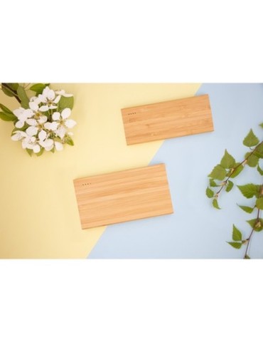 B'RIGHT Power Bank en bambou 8000 mAh | Caroline 2