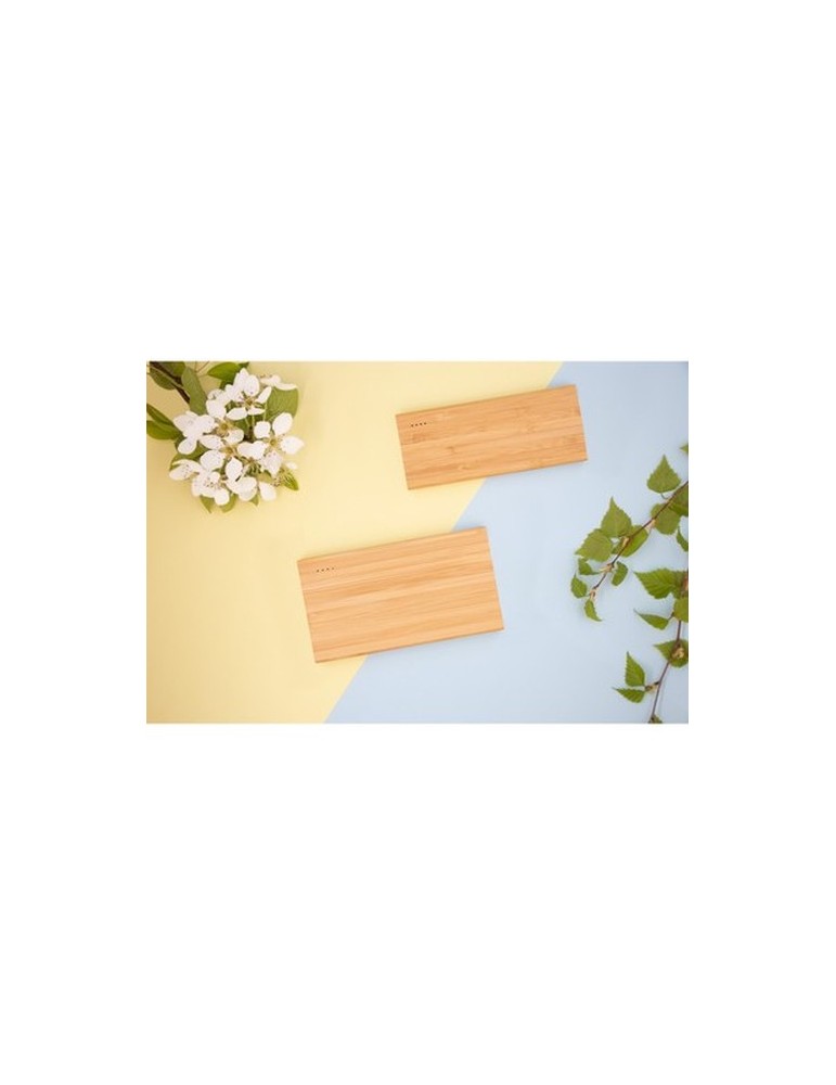 B'RIGHT Power Bank en bambou 8000 mAh | Caroline