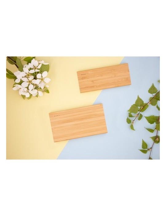 B'RIGHT Power Bank en bambou 8000 mAh | Caroline