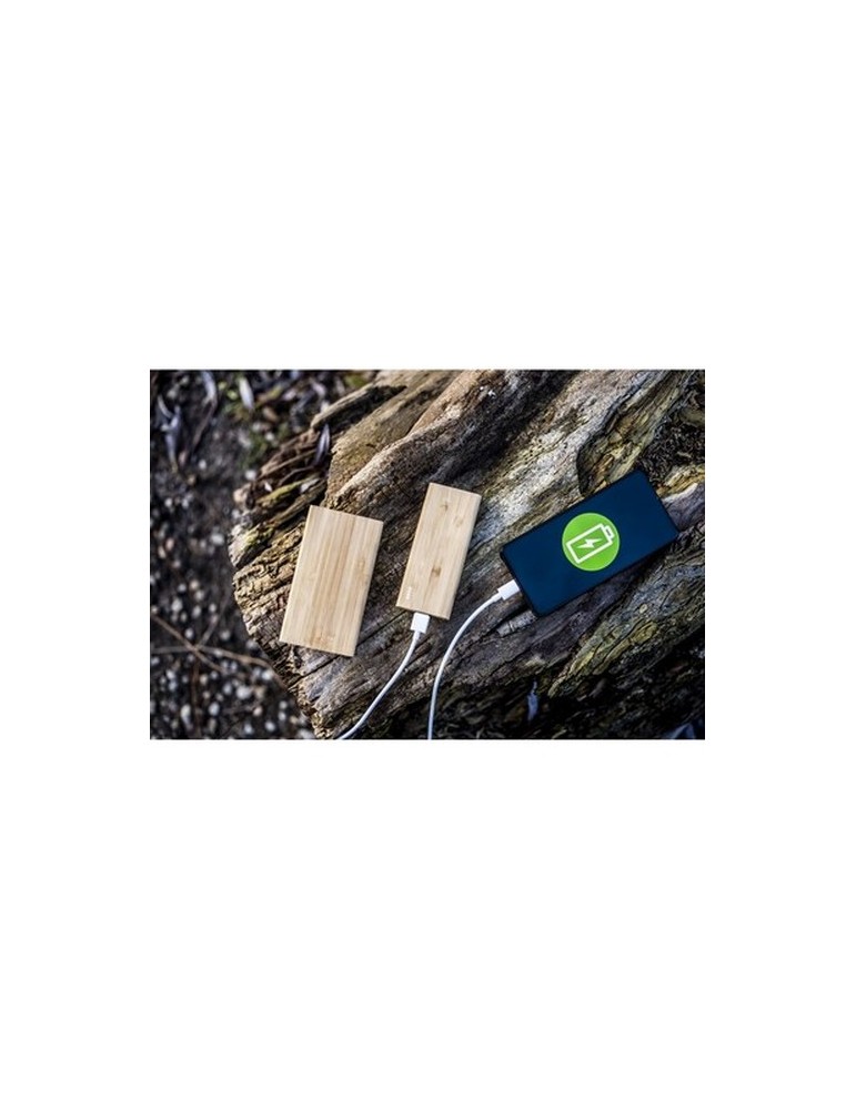 B'RIGHT Power Bank en bambou 8000 mAh | Caroline