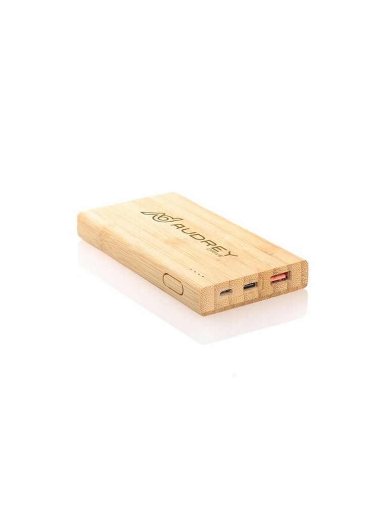 B'RIGHT Power Bank en bambou 8000 mAh | Caroline
