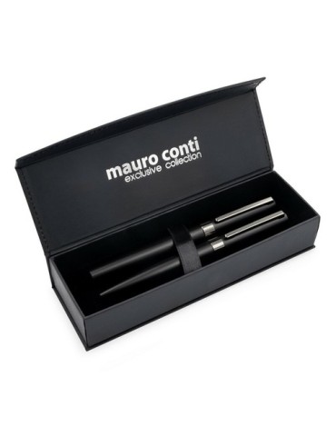 Set d'écriture Mauro Conti, stylo bille et stylo roller | Wirr