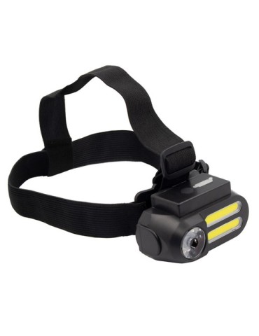 Lampe frontale avec lumière LED et COB | Chad