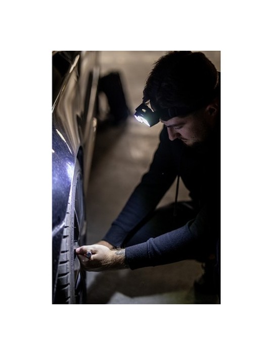 Lampe frontale avec lumière LED et COB | Chad