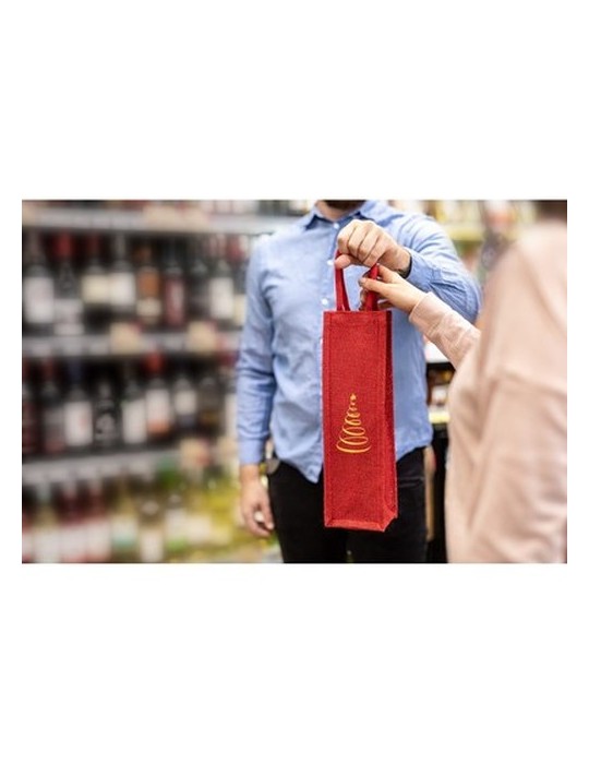 Sac à bouteilles en jute | Paige