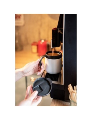 Mug thermique 400 ml avec poignée | Wyatt Matières : acier inoxydable Couleurs : noir 2